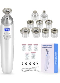 Beauty Star Beauty Star Upgraded Cordless Diamond Microdermabrasion Machine Portable Crystal Tips Tool for Facial Skin Care Face Pore Vacuum Glow Devices Kit Home Use Microderm Equipment 