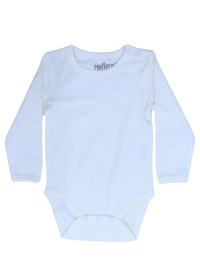 REFLEX 100% Super Soft Cotton, Full Sleeves Romper/Bodysuit, for New Born 12-18 Months  - Image 1