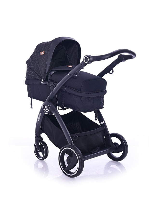 لوريلي عربة أطفال أدريا باللون الأسود - Image 2