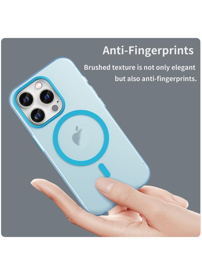 S-TOP Case For iPhone 16 Pro Max MagSafe Frosted Translucent TPU + PC Full Coverage Phone Case - Image 4