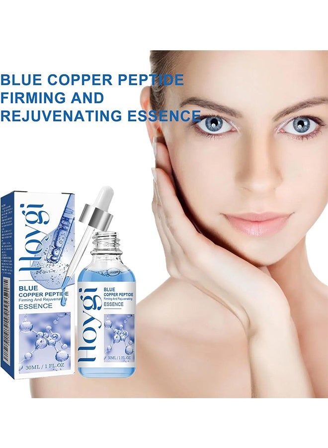Hoygi Blue copper peptide essence,Anti-Aging Serum 30ml - Skin Revitalizing Formula with Brightening Essence for Radiant Face Clinically Proven Wrinkle Reduction - Image 4