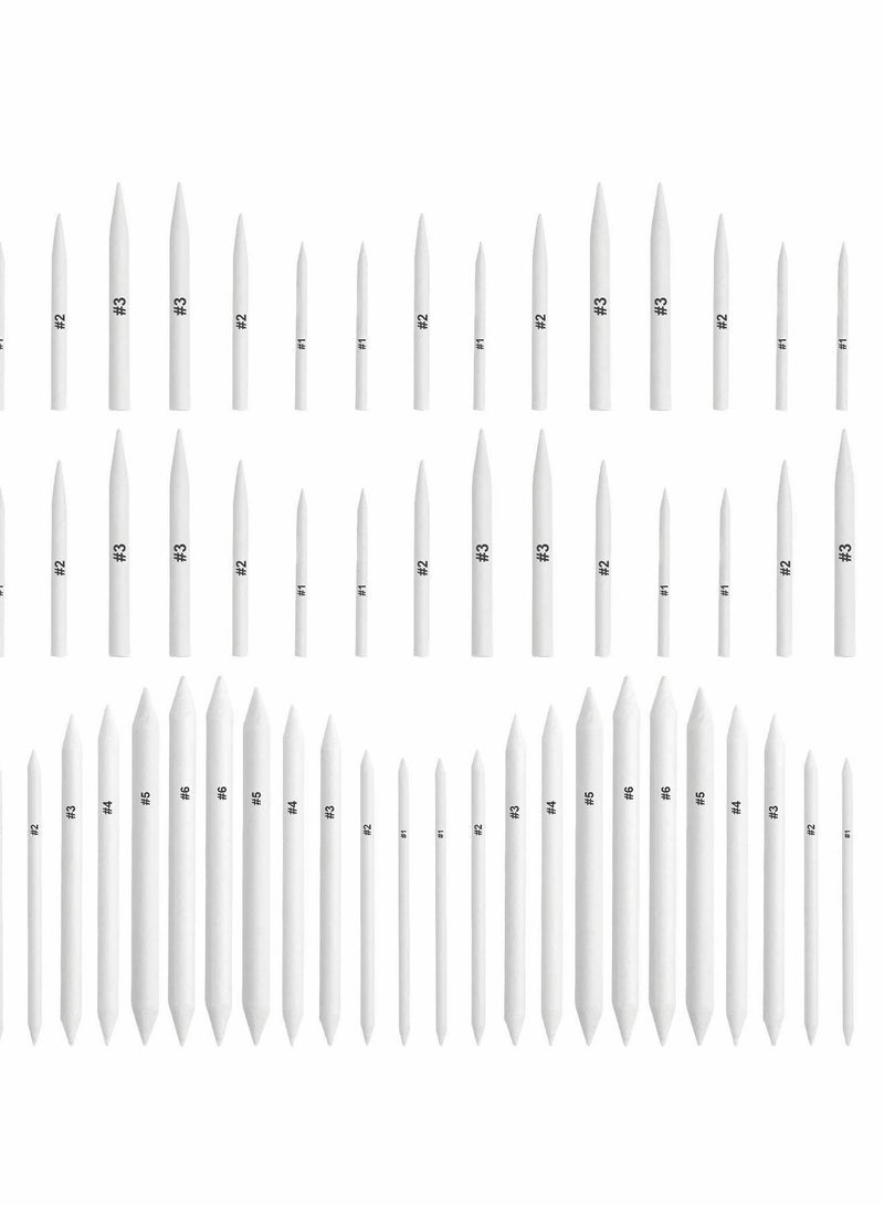 Excefore Blending Stumps and Tortillions Paper Art Blenders with Sandpaper Pencil Sharpener Pointer for Student Artist Charcoal Sketch Drawing Tools（54 pcs ） - Image 1