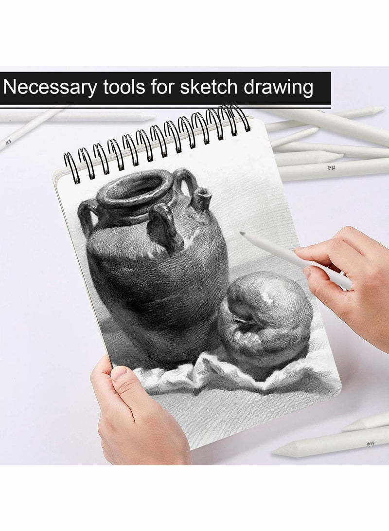 Excefore Blending Stumps and Tortillions Paper Art Blenders with Sandpaper Pencil Sharpener Pointer for Student Artist Charcoal Sketch Drawing Tools（54 pcs ） - Image 4