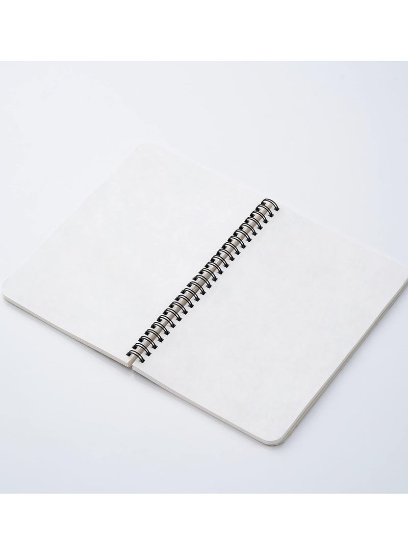 FACTOR NOTES - A5 Size Spiral Plain Notebook 144 Pages 100gsm Thickness - Image 1