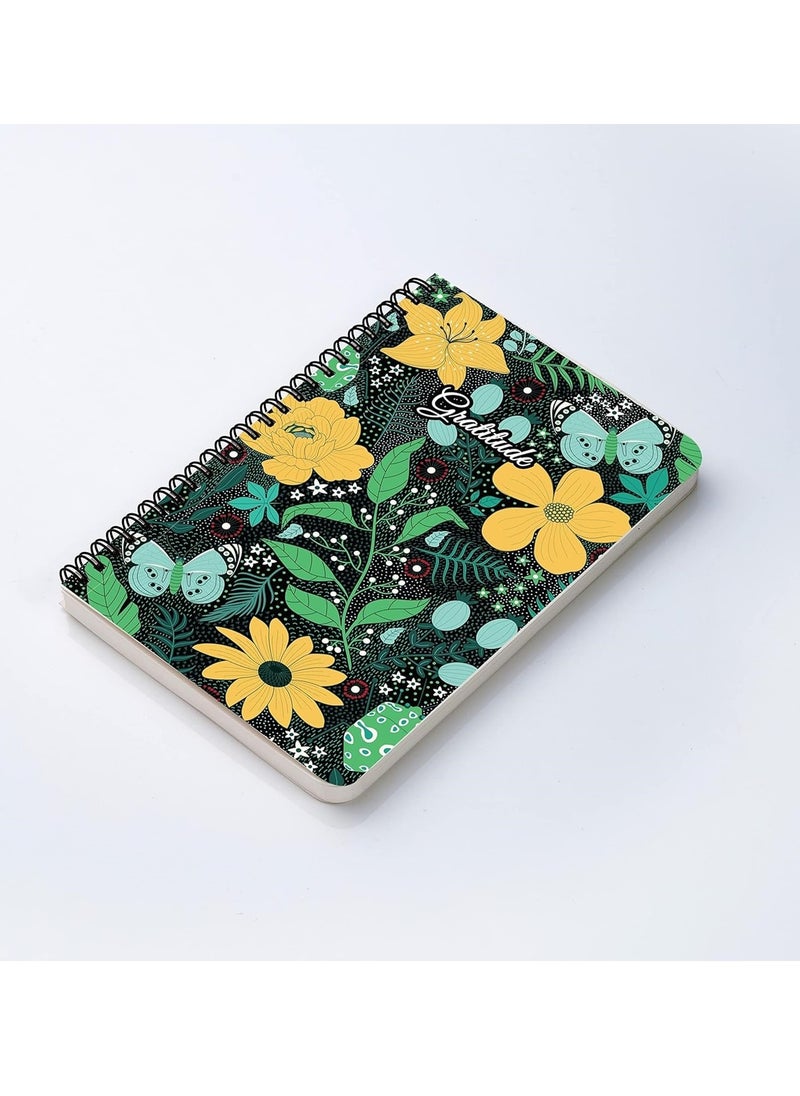 FACTOR NOTES - A5 Size Spiral Plain Notebook 144 Pages 100gsm Thickness - Image 1