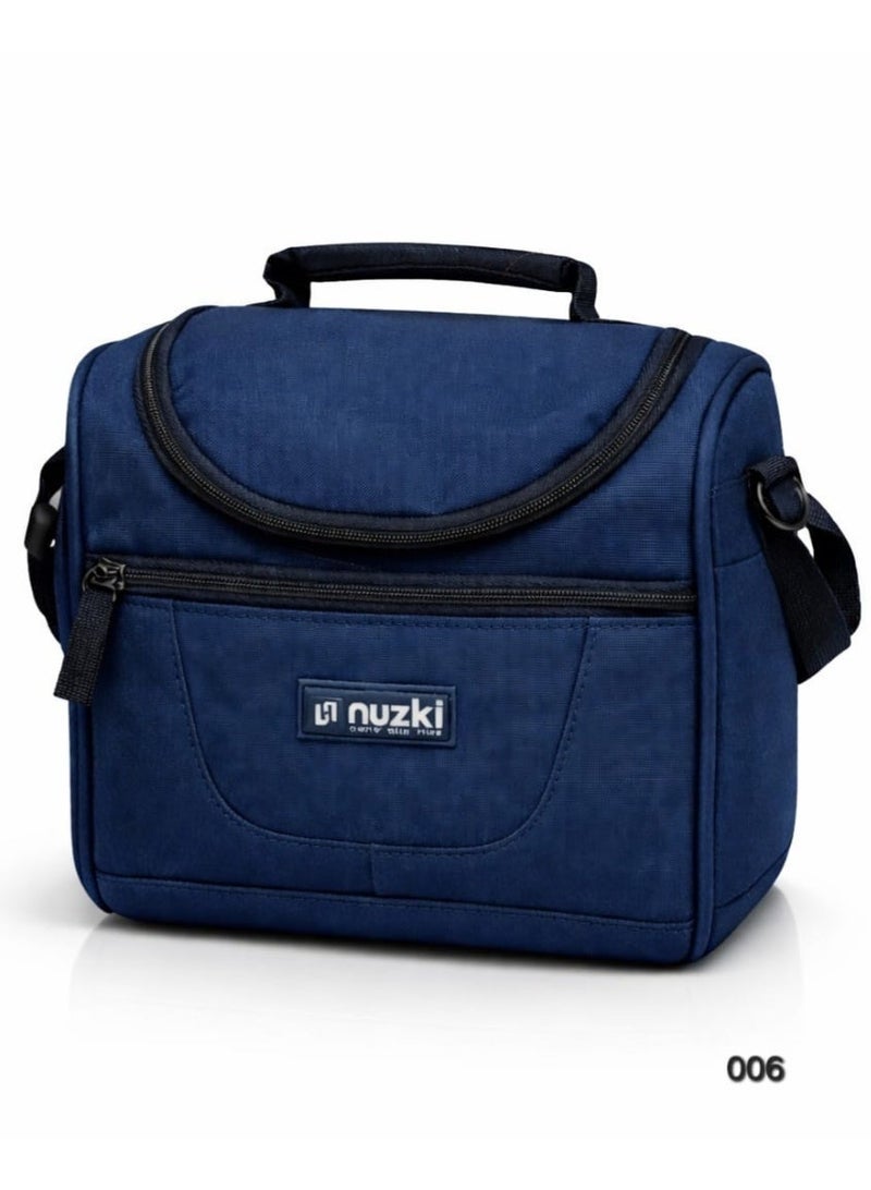 NUZKI Insulated Lunch Bag with Shoulder Strap – Leakproof Thermal Food Storage Cooler Bag for School, Office & Travel – Lightweight & Durable - Image 2