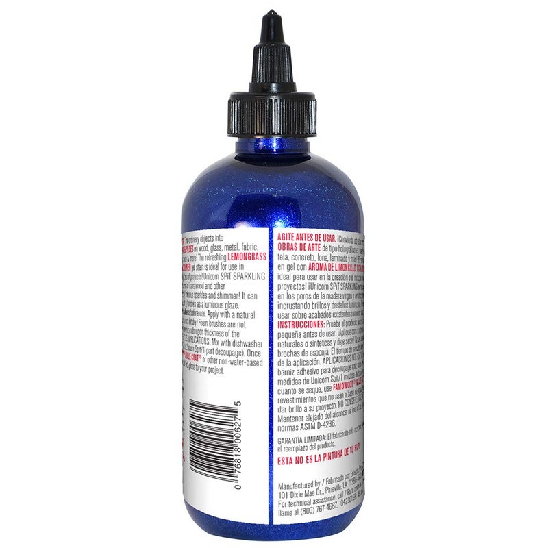 Unicorn Spit Gel Stain And Glaze 5776001 Sparkling Sapphire Swift 8.0 Fl Oz - Image 1