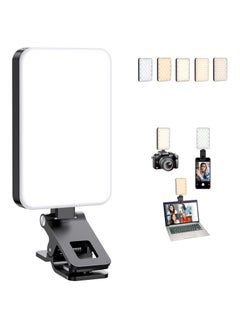 Hihonor Selfie Light for iPhone,Portable Phone Clip on Light,Rechargeable LED Ring Light for Phone,Video Recording,Camera,Laptop,TikTok,Tablet,Vlog,Computer,5 Lighting Modes,80 LED High Power  - Image 1