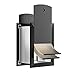 Decormax Heavy Duty Dog Door for Wall Energy Efficient Doggie Door with Aluminum Frame Telescoping Tunnel Double Magnetic Flaps and Two Sliding Lock Panels Easy to Install Black Medium - Image 2