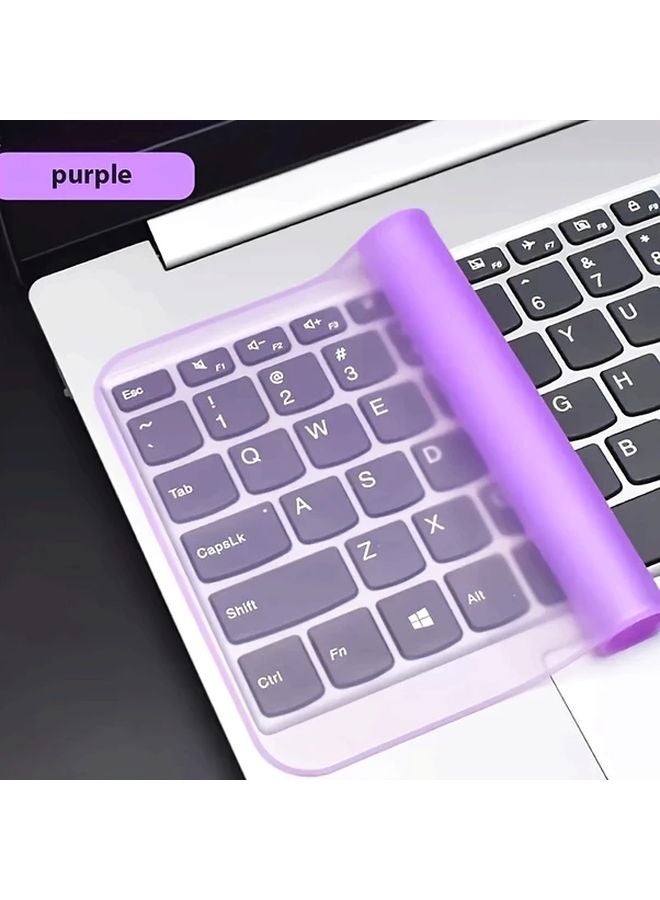 Ultra Thin Waterproof Keyboard Protector For 12 14 Inch MacBook Air Pro Purple - Image 2