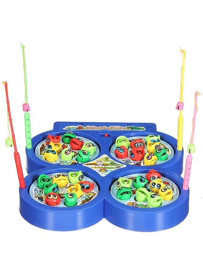 آي تشويس لعبة صيد السمك iChoice™ للأطفال مع صوت، تتضمن 32 قطعة سمك و4 صنارات صيد، لعبة صيد السمك متعددة الألوان - Image 1
