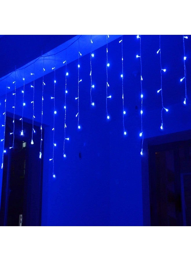 Gesto أضواء LED زرقاء من جيستو للزينة - أضواء خيطية لتزيين المنزل، أضواء خيالية | أضواء تزيين عيد الميلاد، عيد الديوالي للشرفة | أضواء بكسل سلك نحاسي (12 متر | عبوة من 10)  - Image 4