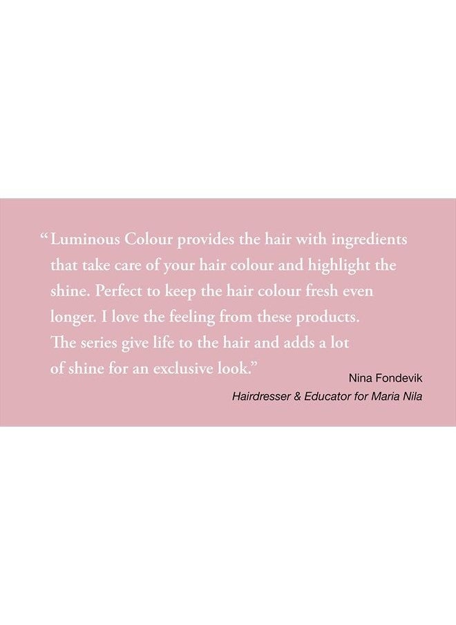 Maria Nila Luminous Color Conditioner, 10.1 Fl Oz / 300 ml, Reduces Color Loss from Washing, Pomegranate Counteracts Dehydration, 100% Vegan & Sulfate/Paraben free  - Image 2