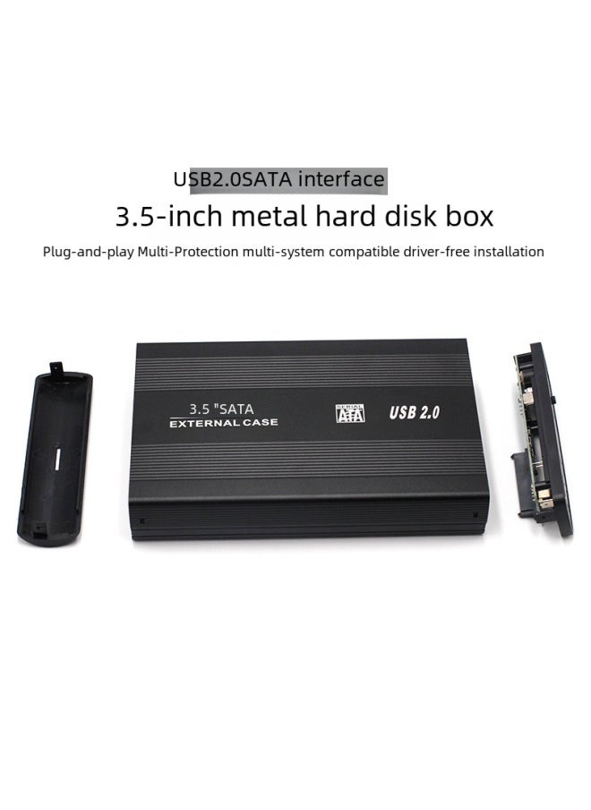 Generic - 3.5 Inch Mobile Hard Disk Box USB2.0/3.0 To SATA/Parallel IDE Desktop Hard Disk Box Ide2.0.-Color:Z20-Type-C/3.1 - Image 1