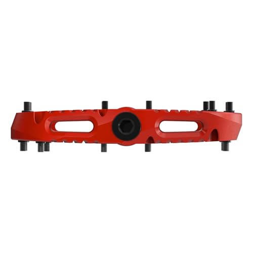 OneUp Components Composite Pedals, Red – Lightweight, Durable Flat Bike Pedals for Mountain Bikes (MTB) - Image 4