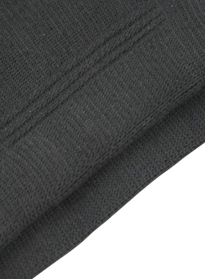 Luwint Soft Knitted Kids Knee Brace - Children Patella Brace Support for Soccer, Volleyball, Basketball, Outdoor Sports, 1 Pair Black - Image 4