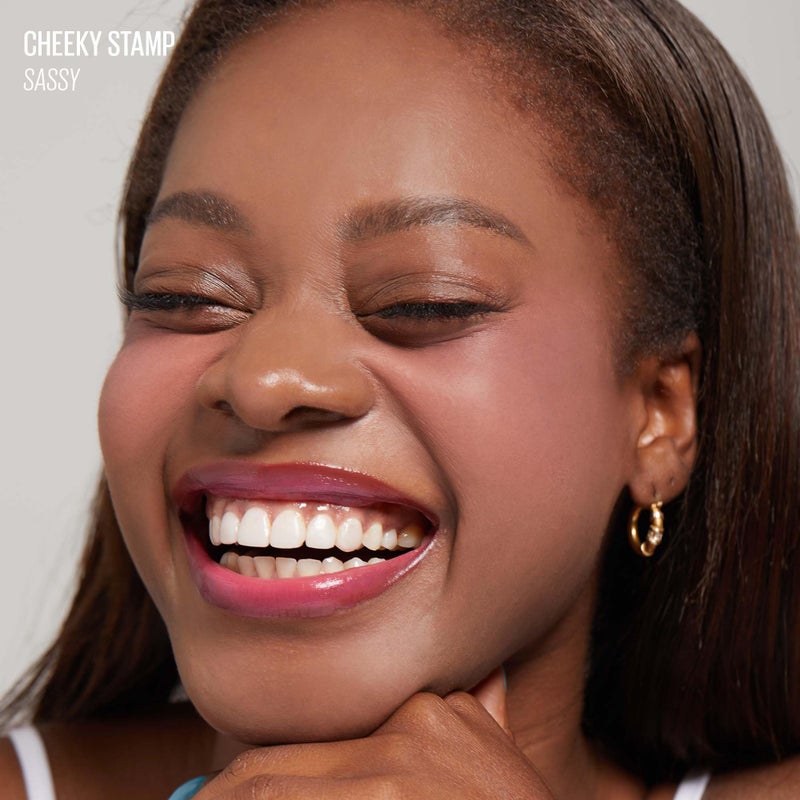 KAJA Blusher - Cheeky Stamp 05 Sassy | Kbeauty, Cute Makeup, Buildable & Blendable Shade with Heart-shaped Applicator, Sunkissed Finish, Travel size, Hygienic, Portable, Korean Makeup, 0.17 Oz - Image 4
