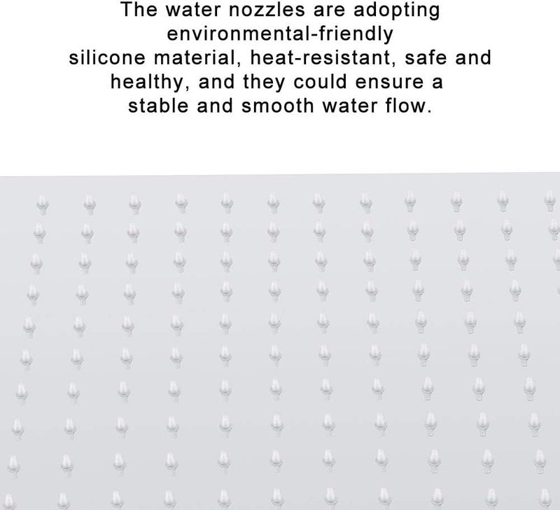 comfrt Rainfall Shower Head, Stainless Steel 20\\ - Image 4