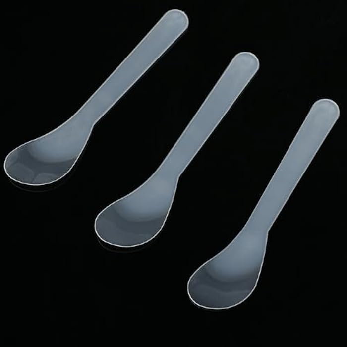 Senkary 200 Pack Large Cosmetic Spatulas 5 Inch Plastic Makeup Spatulas Disposable Facial Skincare Face Mask Applicators (Translucent) - Image 5