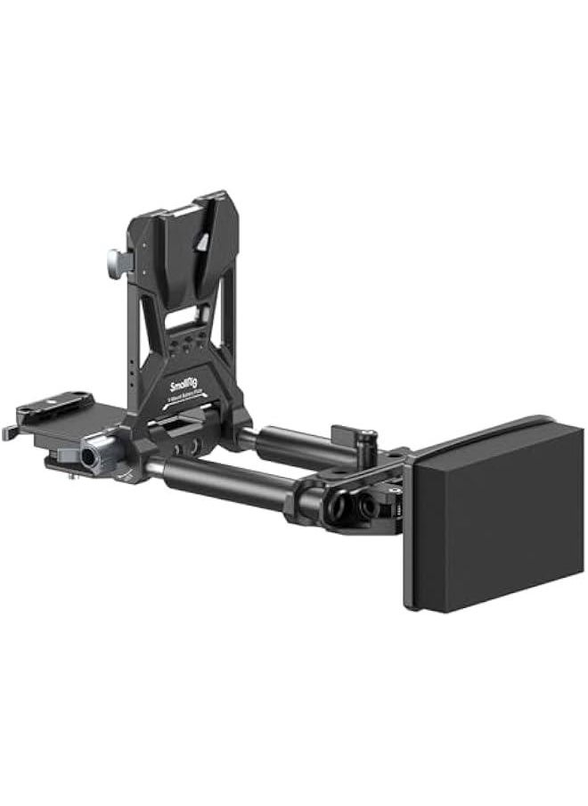 Arabest - SmallRig V-Mount Battery Plate with Dual Quick Release Plate for Arca, QR Chest Pad, 15mm rods, L-Shape Compact & Foldable V Mount Battery Plate for V Mount Battery, DSLR Camera, Tripod - Compact an - Image 1