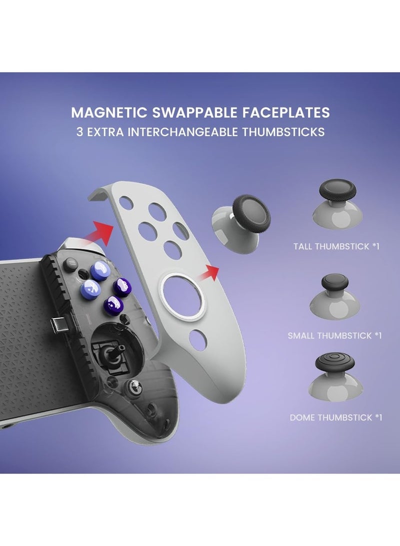 GameSir G8 Galileo نوع-C وحدة تحكم ألعاب محمولة للأندرويد والآيفون 15 سلسلة (USB-C)، لعبة اللمس والتشغيل مع محركات هول والمشعل 3.5 مم جاك الصوت - Image 5