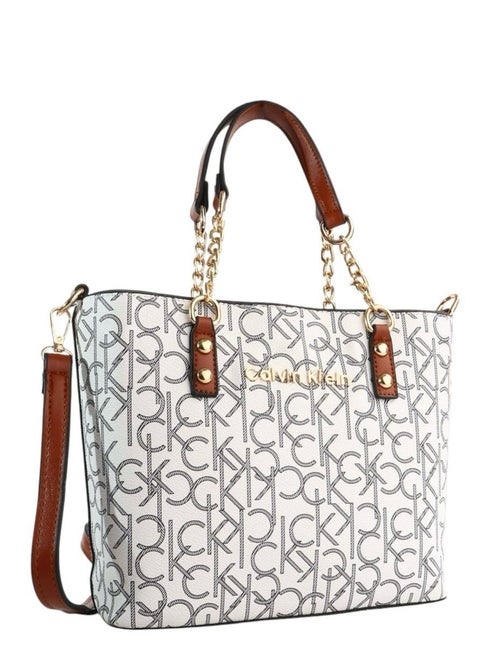 Calvin Klein Women's Monogram Tote Bag