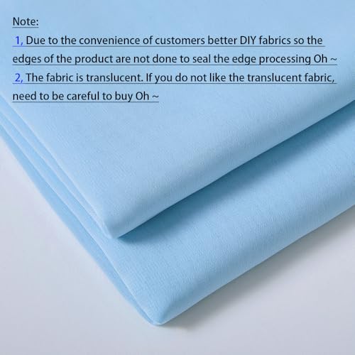 MaiMaiSuan 60" Wide Chiffon Fabric Sky Blue Decorations Chiffon Fabric, Soft Sheer Fabric with Drape for Wedding Arch Draping Fabric,Bridal Wedding Dress Sewing DIY,5 Yard - Image 4