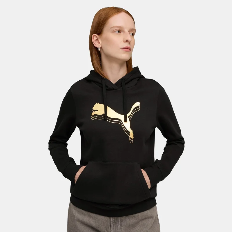 PUMA Women's ESS Metallic Hoodie
