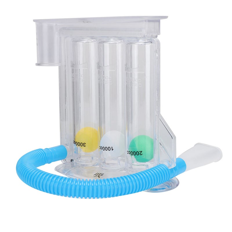 Deep Breathing Lung Exerciser Incentive Spirometer Breath Measurement SystemType B 3 Ball Suction and Blow - Image 2