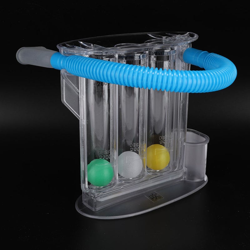 Deep Breathing Lung Exerciser Incentive Spirometer Breath Measurement SystemType B 3 Ball Suction and Blow - Image 3