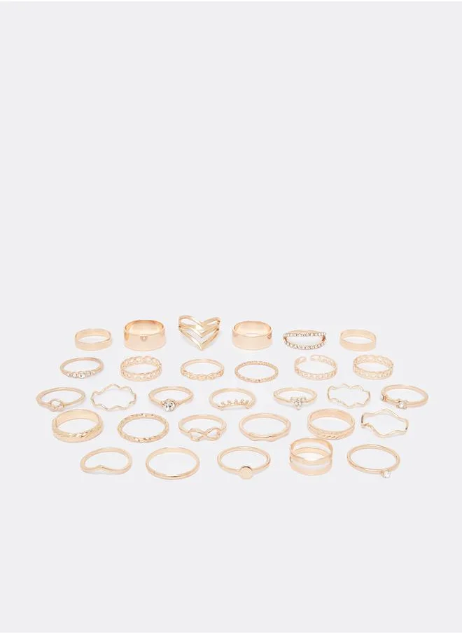 Styli Set of 30 - Assorted Embellished Rings