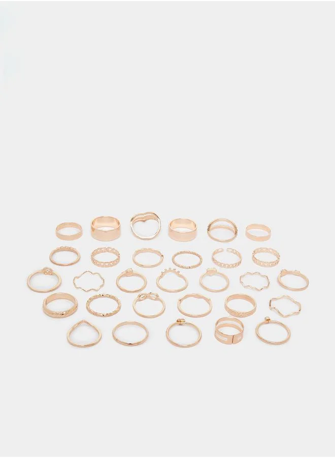 Styli Set of 30 - Assorted Embellished Rings