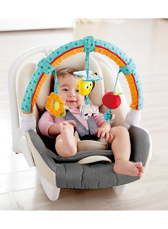 Hape Happy Garden Friends Play Arch Infant Crib Play Set Hanging Toys Stroller And Car Seat Pram Toy Suitable For Children 0 5 Month Old - Image 2