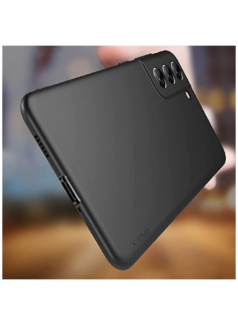 فيسوس حالة وقائية مضادة للسيليكون لسيليكون سامسونج جالاكسي S21 FE 5G أسود - Image 3