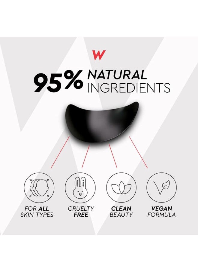 The Wolf Project Wolf Project Under Eye Patches (5 pairs) For Dark Circles, Puffy Eyes, and Wrinkles - With Caffeine, Vitamin C and Peptides. Under Eye Masks Reduce Tired Eyes And Under Eye Bags  - Image 5