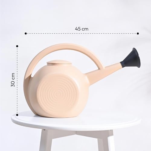 Ugaoo 5 Litre Large Plant Watering Can for Garden-Beige - Image 5