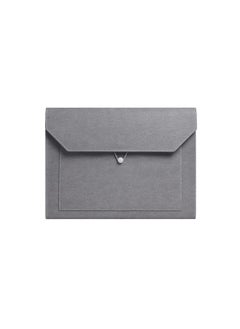 Generic PU Leather A4 Document Holder Portfolio Case, 2-Pocket File Organizer with Elastic String and 3/4 Inch Expansion, Ideal for Office Stationery and Filing Needs.  - Image 1
