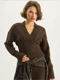 Bianco Lucci Dark Mocha Brown