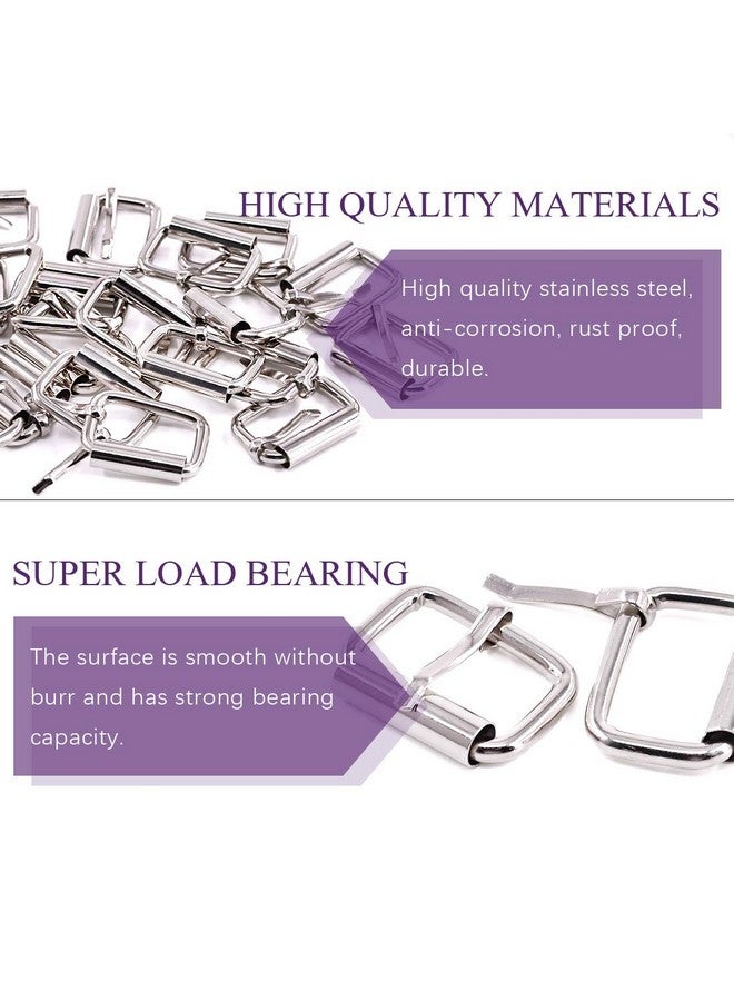 Swpeet 60Pcs 1 Inch / 25Mm Bronze Heavy Duty Multi Purpose Metal Roller Buckles Metal Rings For Belts Hardware Bags Ring Hand Diy Accessories Keychains Belts And Dog Leash  - Image 3