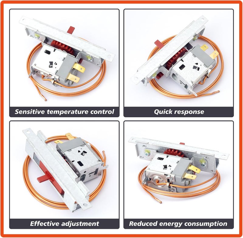 Mhrxusd WP2315562 2315562 Refrigerator Thermostat Replacement for Whirlp for Amana for Kenmore for Maytag for Kitchen Aid Parts Temperature Control Replace W11035627 2161282 2169507 2175515 - Image 4