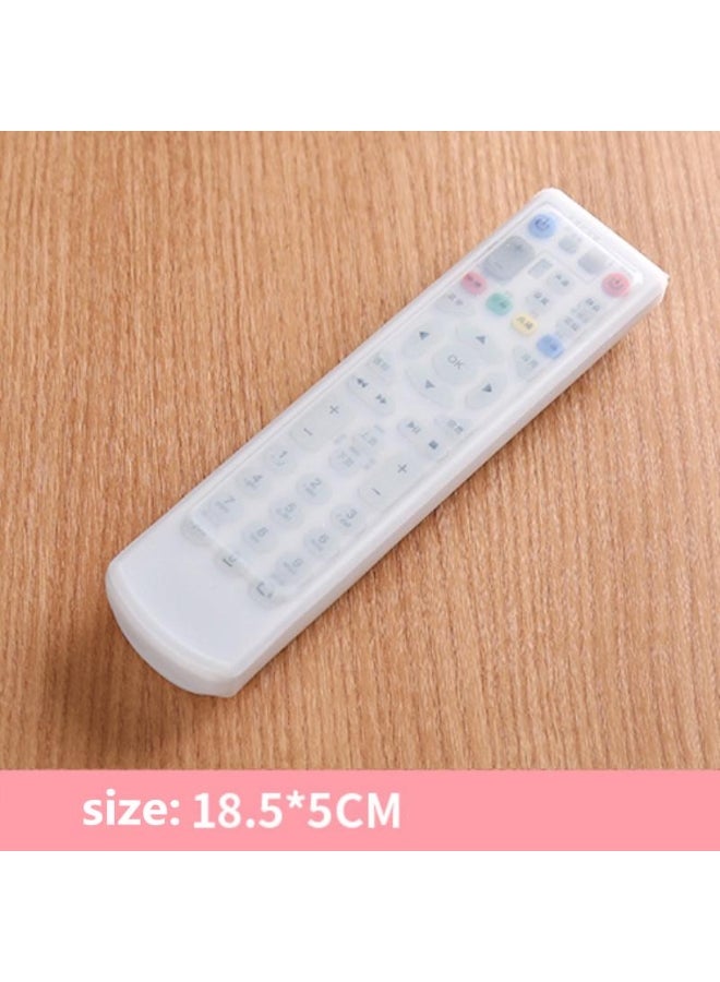 Silicone Transparent rabbit ear TV Remote Control Cover Case Dust Protect Storage Bag Luminous 