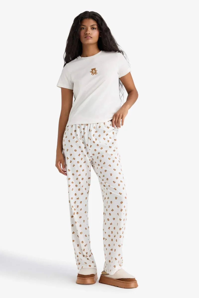 ديفاكتو Fall in Love Regular Fit Short Sleeve 2 Piece Set
