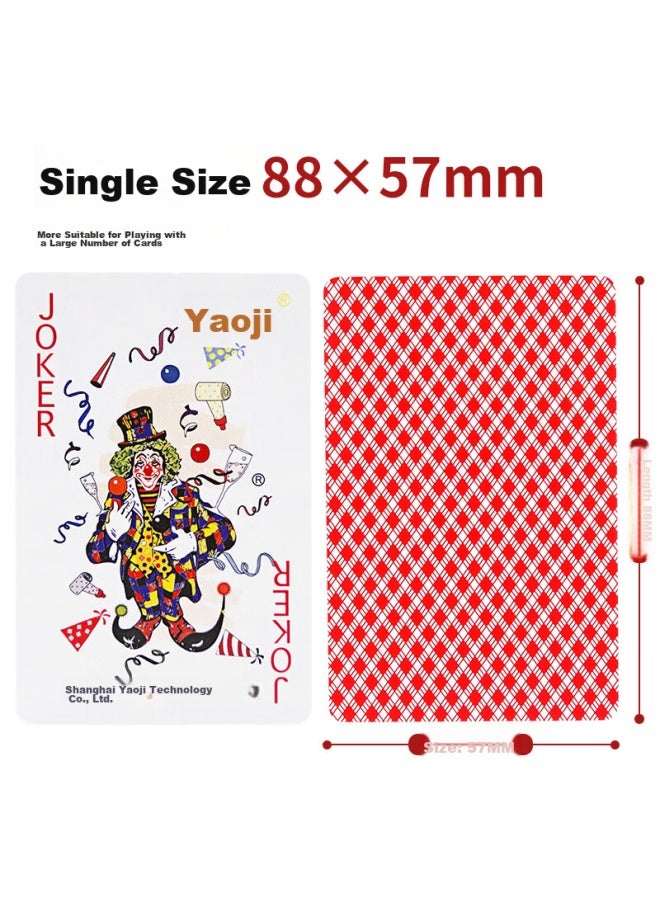 Yaoji Playing Cards, Durable And Sy Cards For Texas Hold'em, Guandan, And Doudizhu, Yaoji Playing Cards 2018 Red, 50 Decks - Image 5