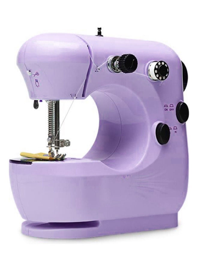 NIBEMINENT Multifunctional Sewing Machine with Power Adapter and Foot Pedal Purple - Image 1