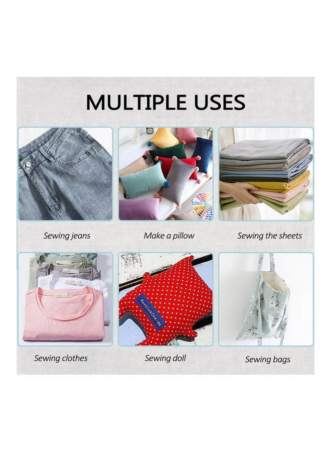 NIBEMINENT Multifunctional Sewing Machine with Power Adapter and Foot Pedal Purple - Image 2