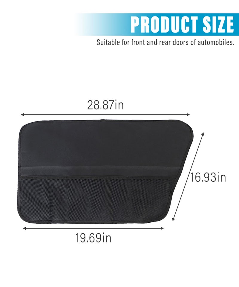 SUJADE YAKEFLY 2 Pcs Car Door Protector,Car Door Scratch Guard,Car Door Protector for Dogs,Car Accessories Dog Back Seat Protector,Scratch Resistant Dog Car Door Cover,Vehicle Door Protector - Image 2