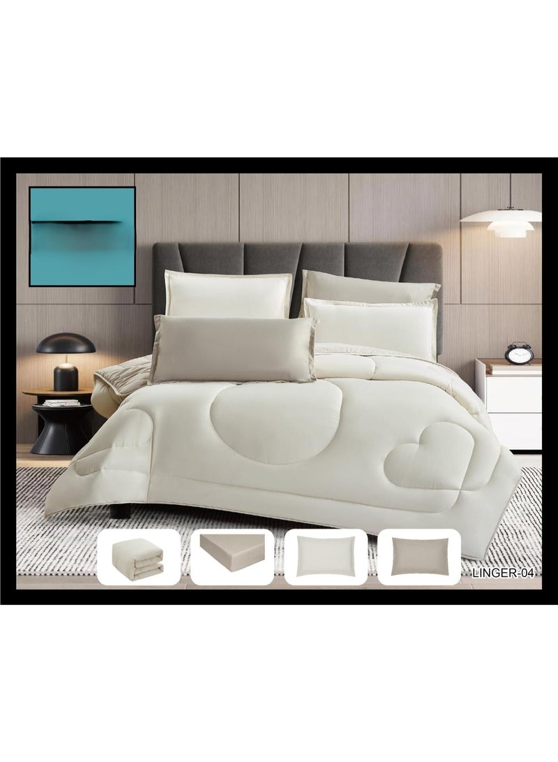 Xi Duo Duo A double-sided hotel double-sided comforter set that adds beauty to your room's decor - Image 1