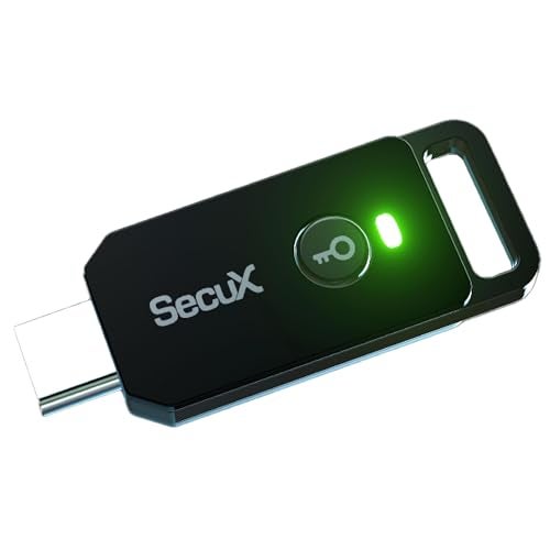 SecuX PUFido USBC Security Key with PUF Technology FIDO2U2F Certified HardwareRooted Unclonable Security for Passwordless Login and 2FA Authentication - Image 1
