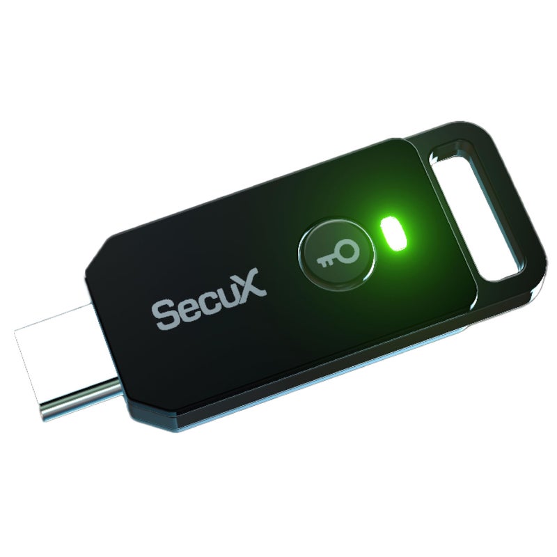SecuX PUFido USBC Security Key with PUF Technology FIDO2U2F Certified HardwareRooted Unclonable Security for Passwordless Login and 2FA Authentication - Image 2