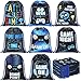 Faccito 16 Pieces Video Game Party Favors Bags 7 x 98 Inch Gaming Party Drawstring Bags Bulk Game Theme Goodie Candy Treat Gift for Boys Girls Birthday Supplies 8 StylesBlue - Image 3